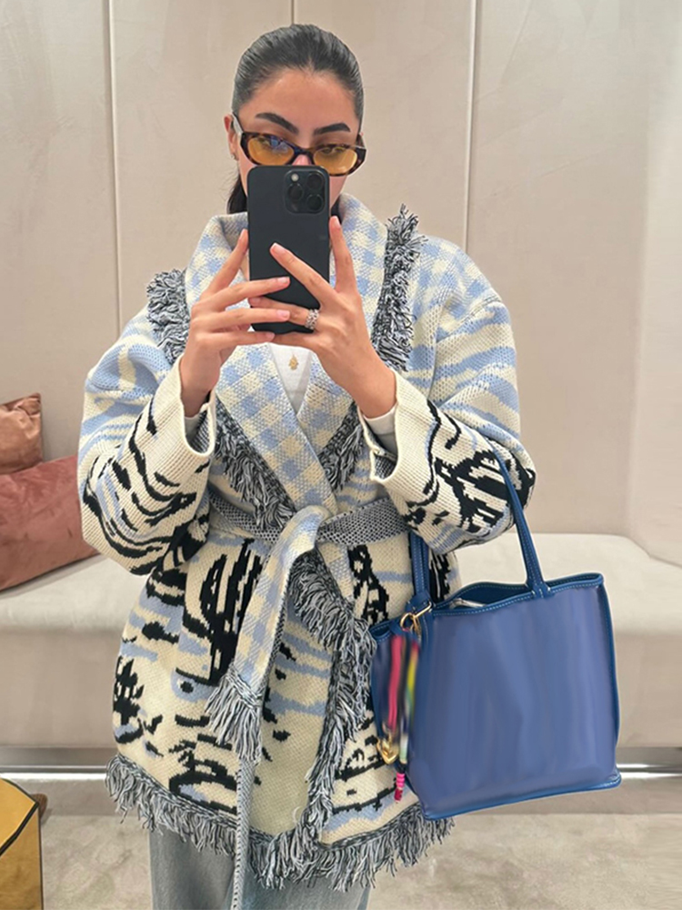 Tassel Fringe Trim - 2026 Autumn Winter Print Knit Tassel