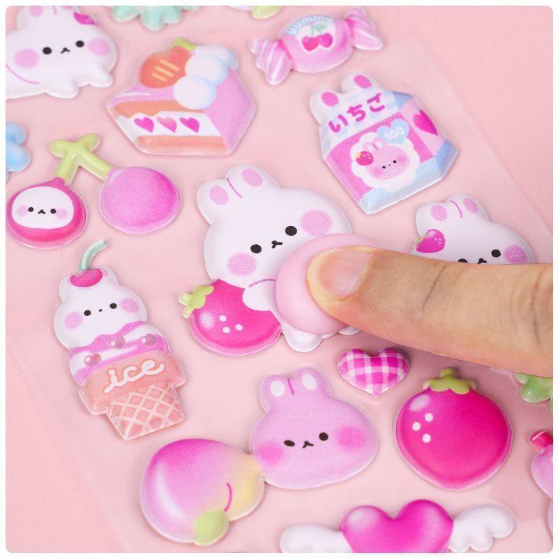 Craft Embellishment World - 1 Sheet Puffy Bunny 3D Bubble