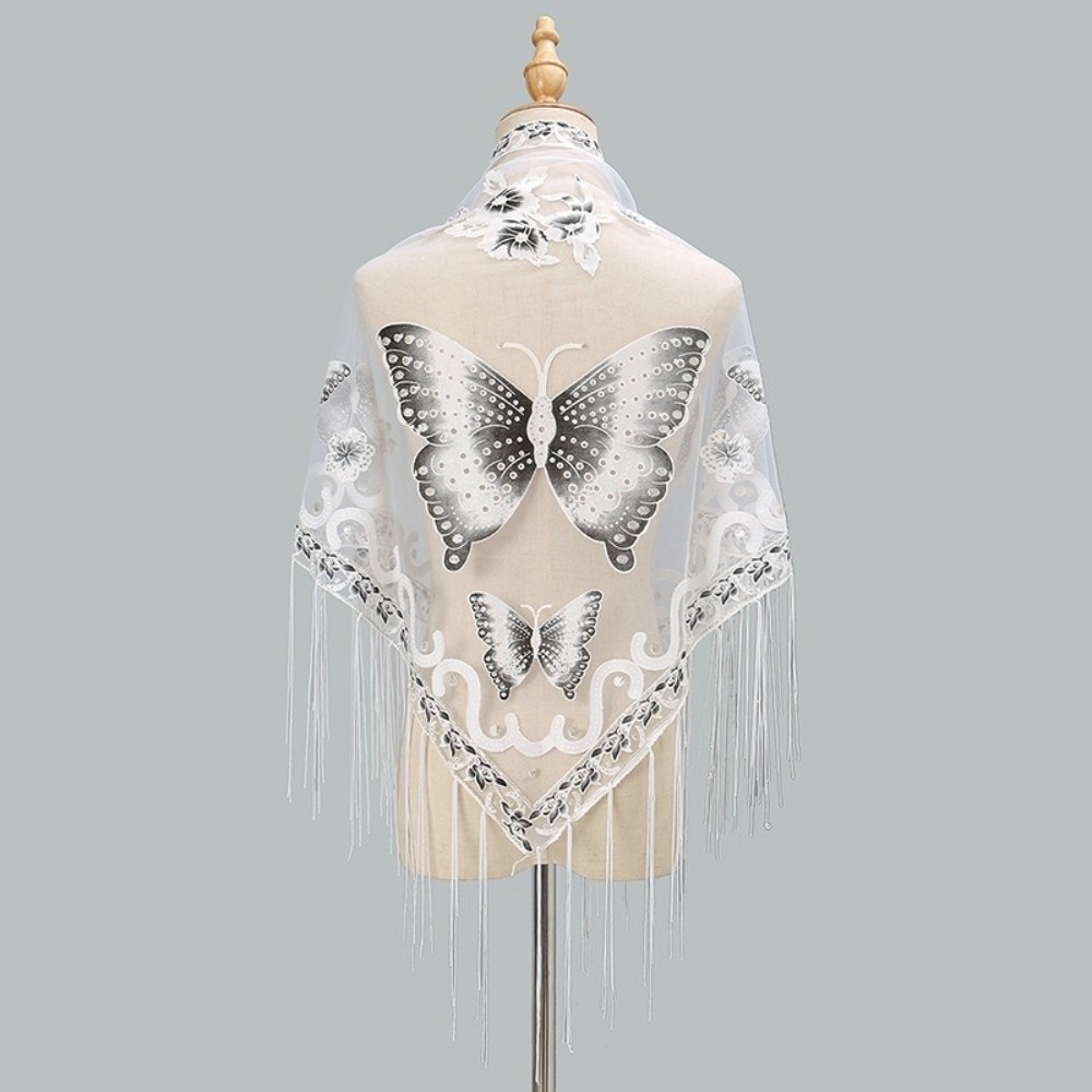 Luxury Flower Lace Hollow Scar - Tassel Fringe Trim recension och pris