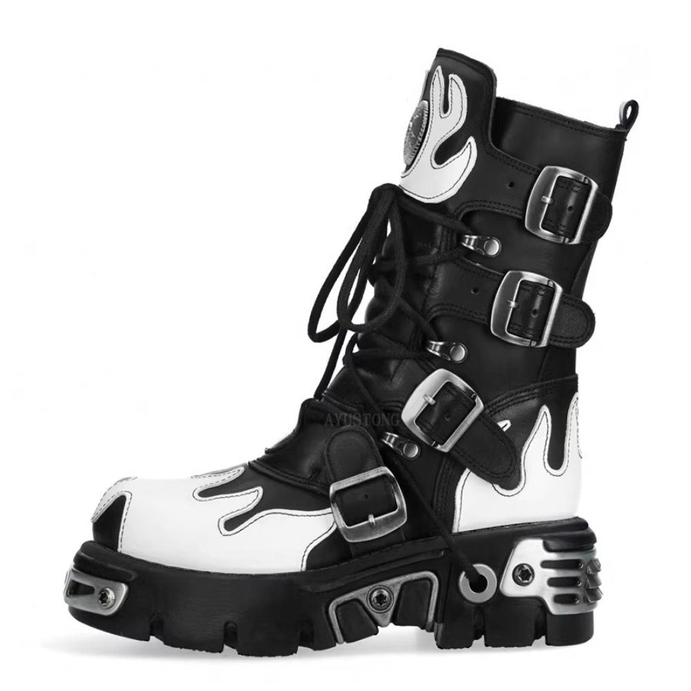 Fashion New Men's Flame Metal  - Guipure Lace Panel recension och pris