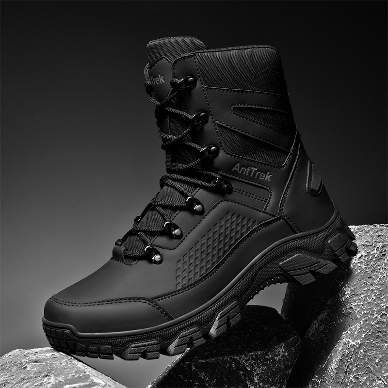 2025 New Tactical Boots Men Bo - Guipure Lace Panel recension och pris