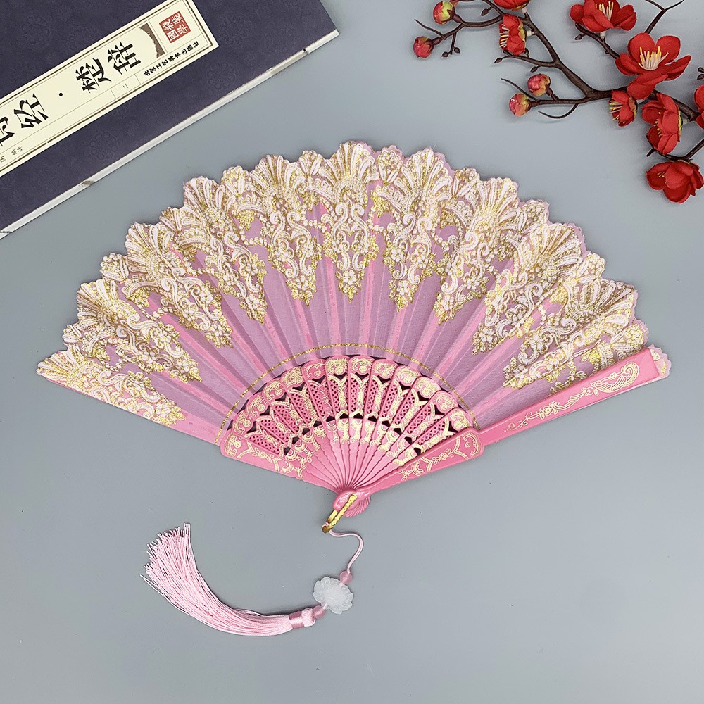 Chinese Craft Retro Folding Ha - Tassel Fringe Trim recension och pris
