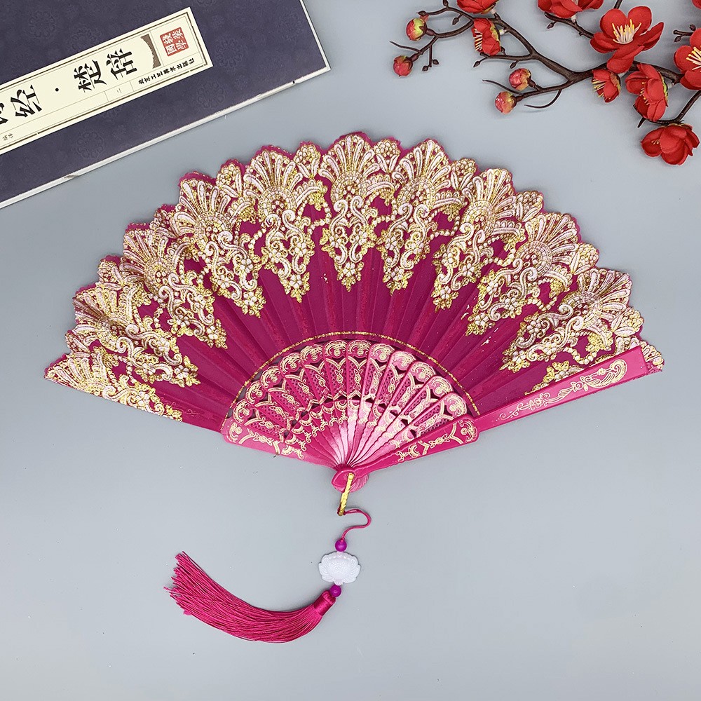 Chinese Craft Retro Folding Ha - Tassel Fringe Trim recension och pris