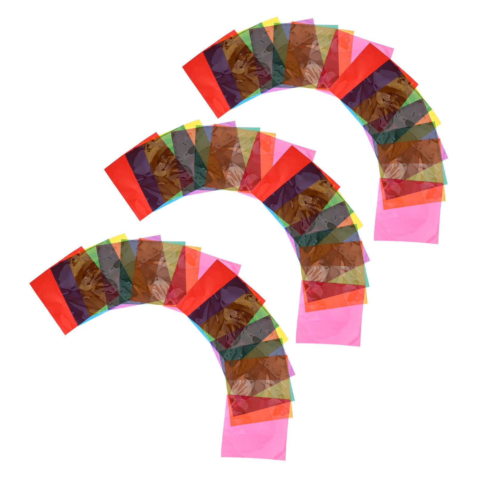 90Pcs Colored Cellophane Paper - Craft Embellishment recension och pris
