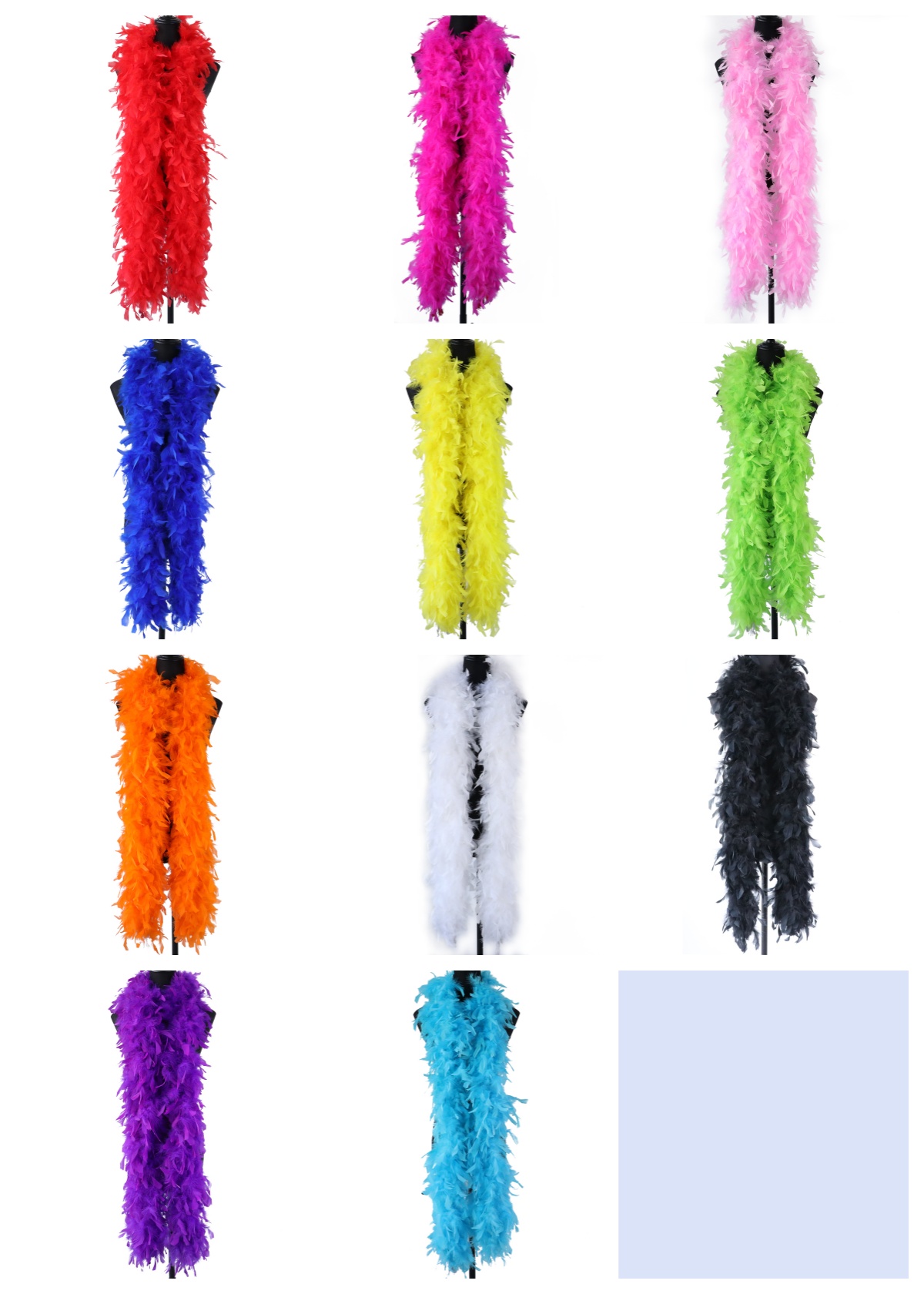 2m 90g Turkey Feather Boa Mara - Feather Trim Marabou recension och pris