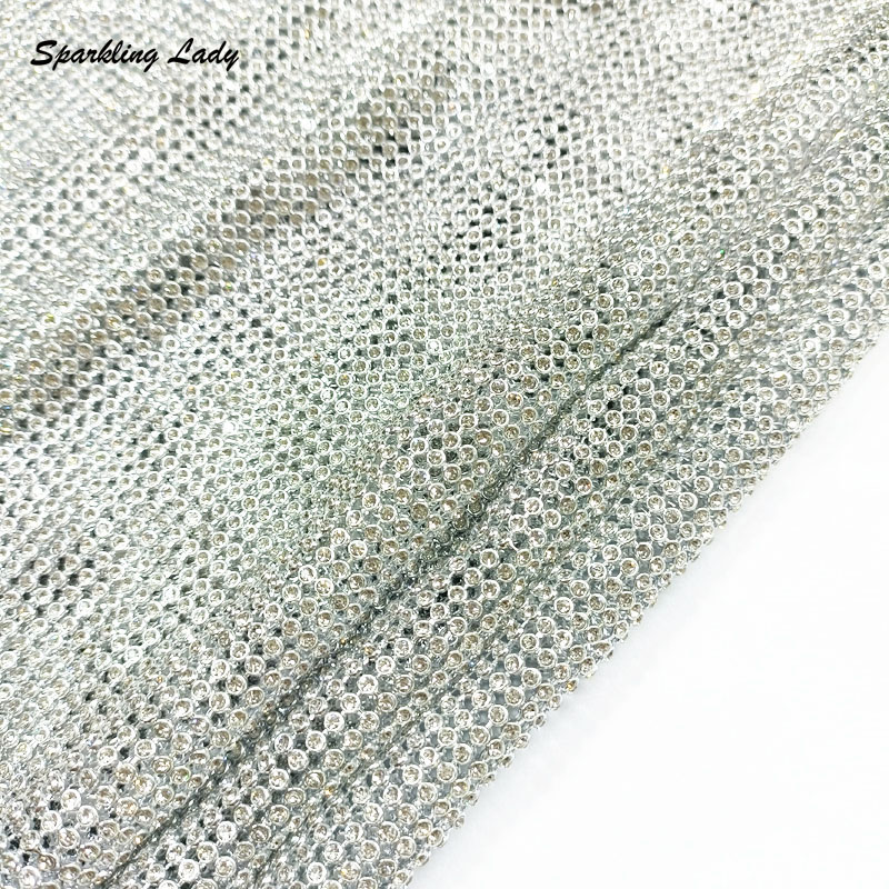 3MM Fashion Metal Rhinestone F - Crystal Mesh Fabric recension och pris