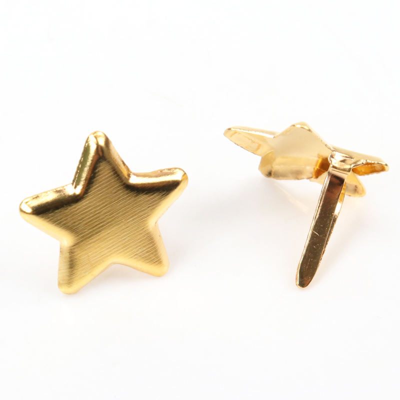 50pcs Mixed Metal Star Brad St - Embellishments For Scrapbooking recension och pris