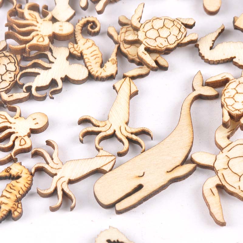 20Pcs 25-40mm Sea Turtle/horse - Craft Embellishment recension och pris