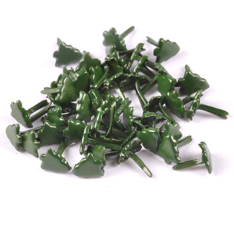 50pcs Mini Christmas Tree Brad - Christmas Craft Embellishment recension och pris