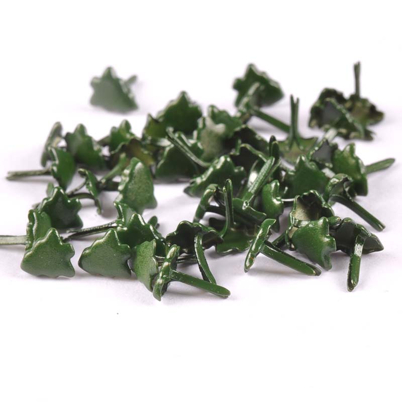 50pcs Mini Christmas Tree Brad - Christmas Craft Embellishment recension och pris