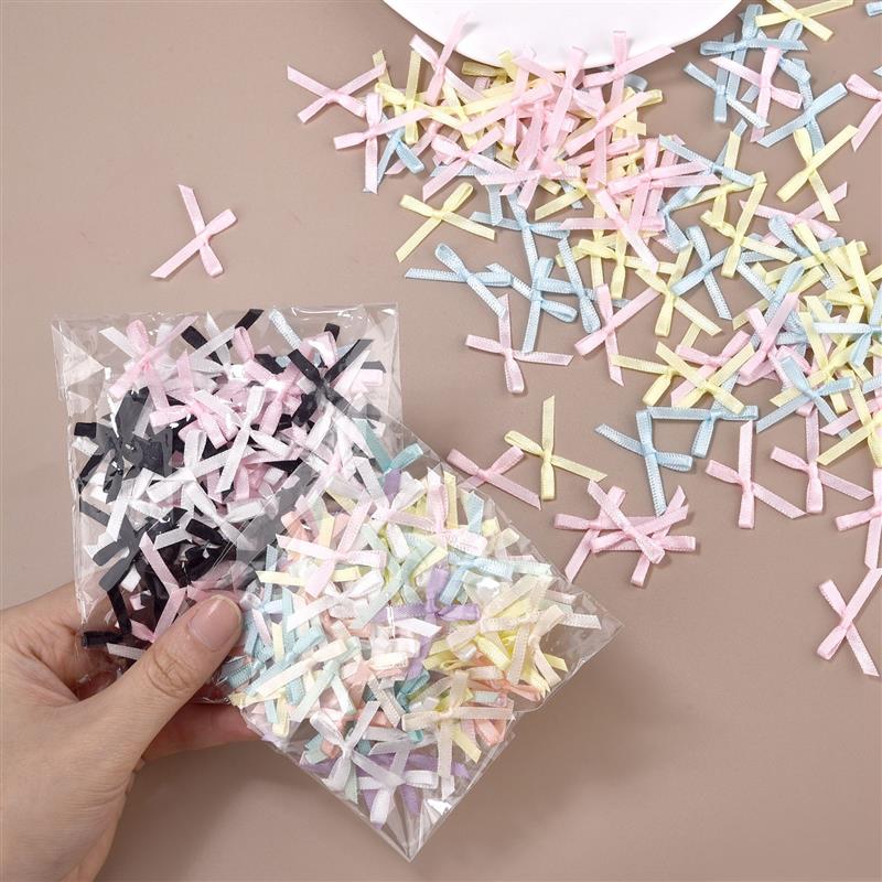 100Pcs 3mm Ribbons Mini Satin  - Christmas Craft Embellishment recension och pris