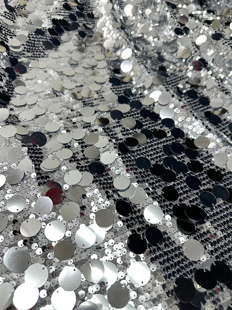 Sequin Fabric Mesh Diy Backgro - Crystal Mesh Fabric recension och pris