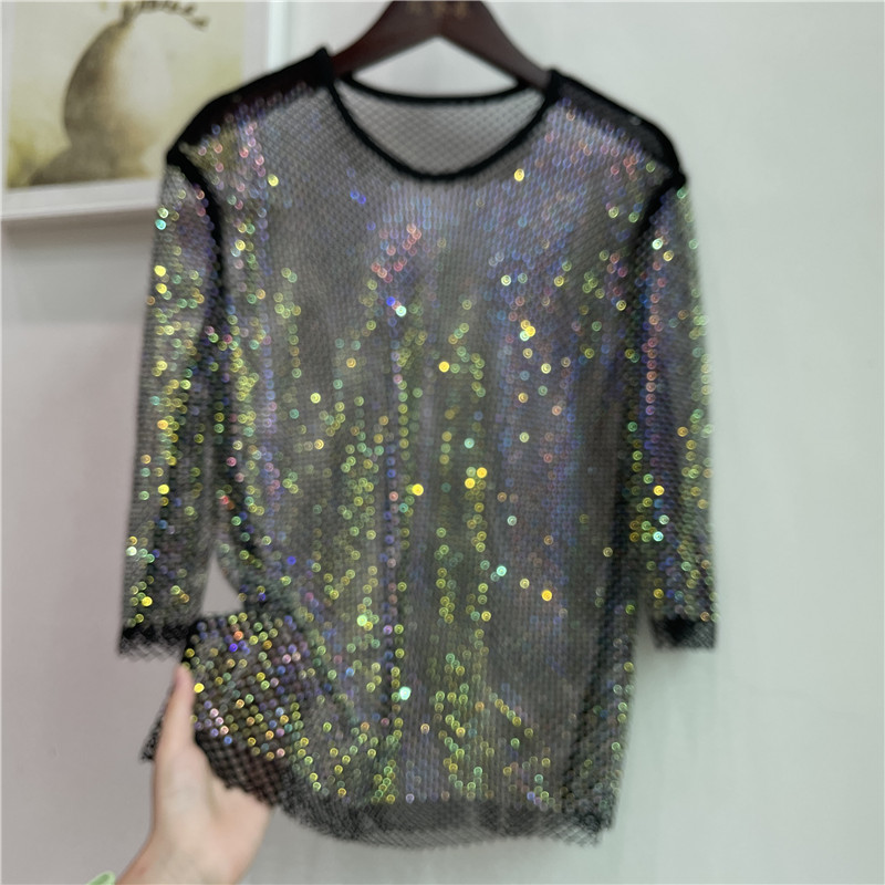ColorShiny Diamonds  Electric  - Crystal Mesh Fabric recension och pris