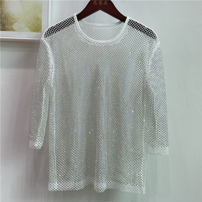ColorShiny Diamonds  Electric  - Crystal Mesh Fabric recension och pris