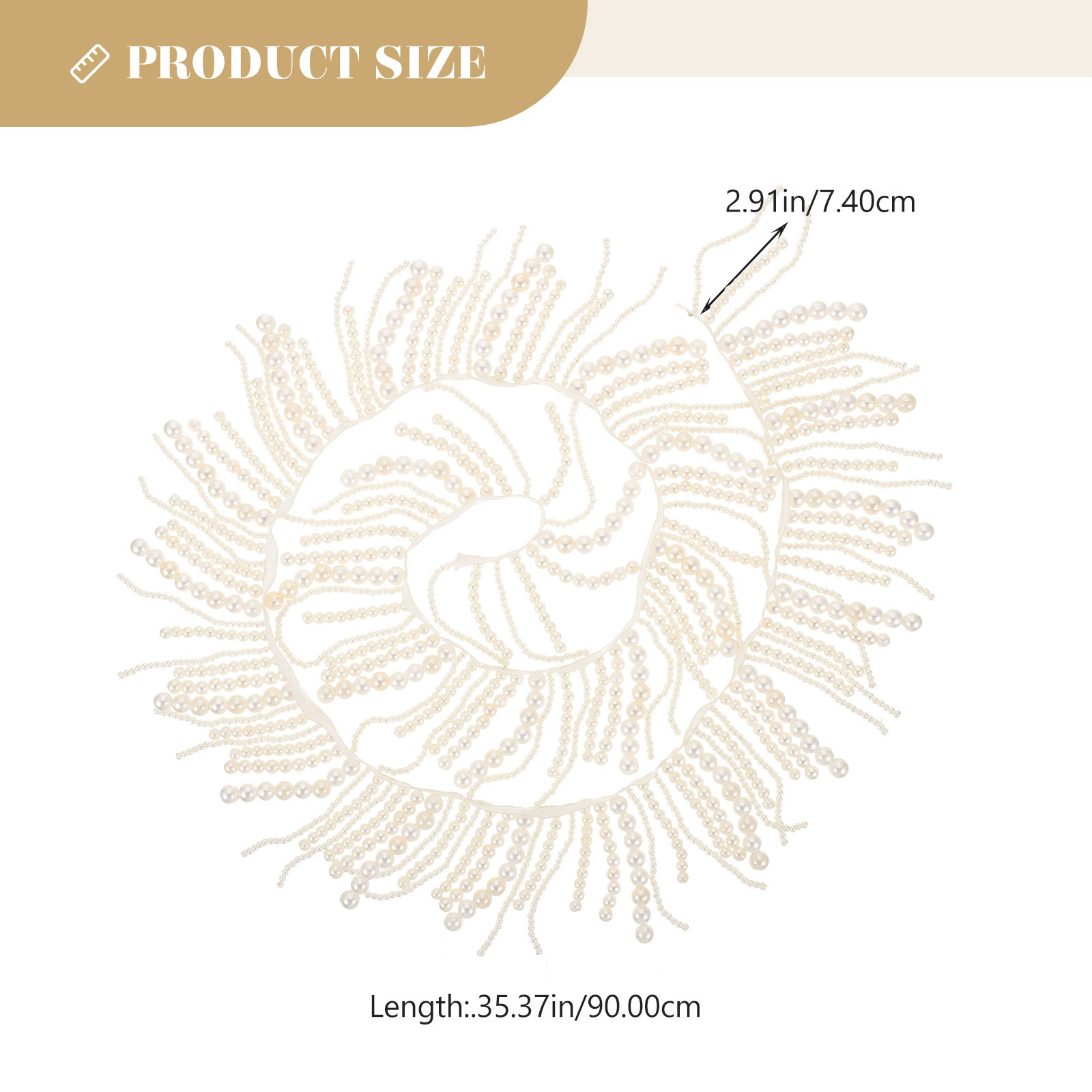 Clothing Pearl Trim Delicate P - Tassel Fringe Trim recension och pris