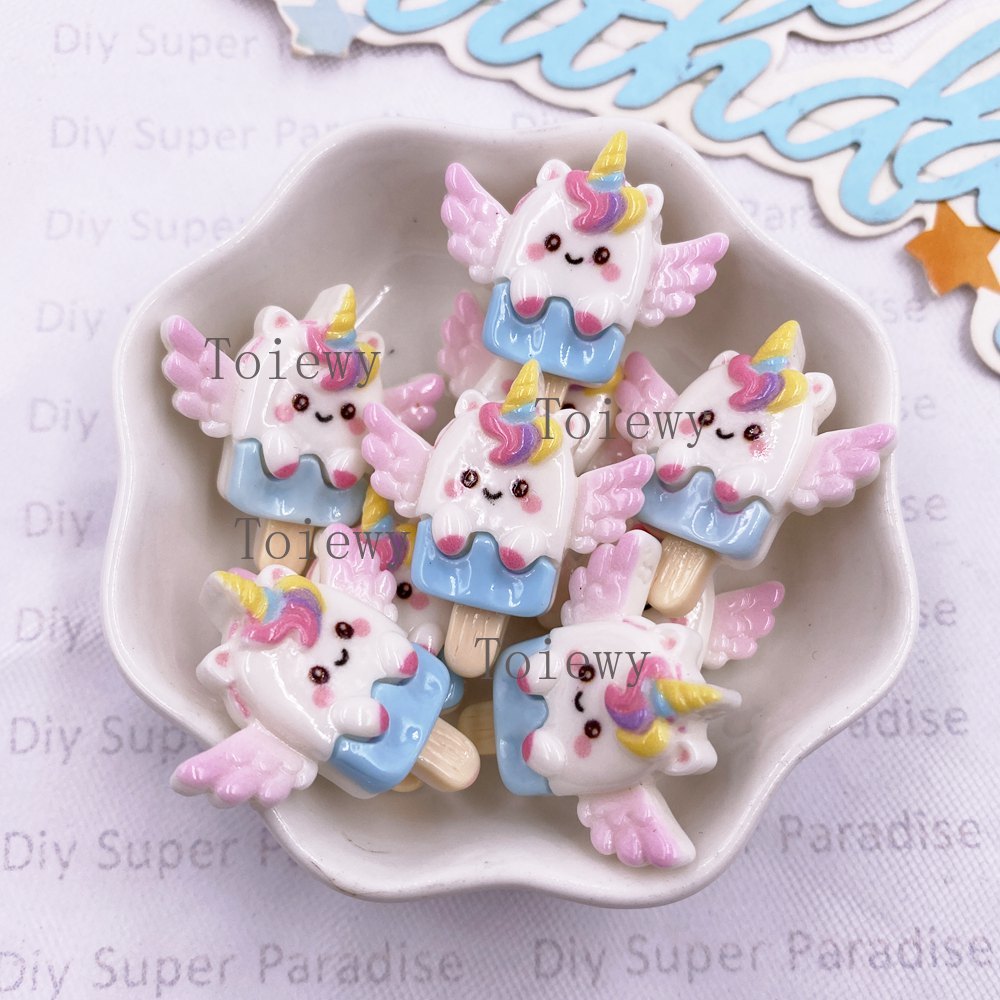 10pcs Resin Colorful Cartoon R - Christmas Craft Embellishment recension och pris