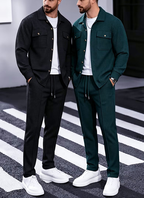 Men's Spring and Autumn Hot St - Embellish Knit recension och pris