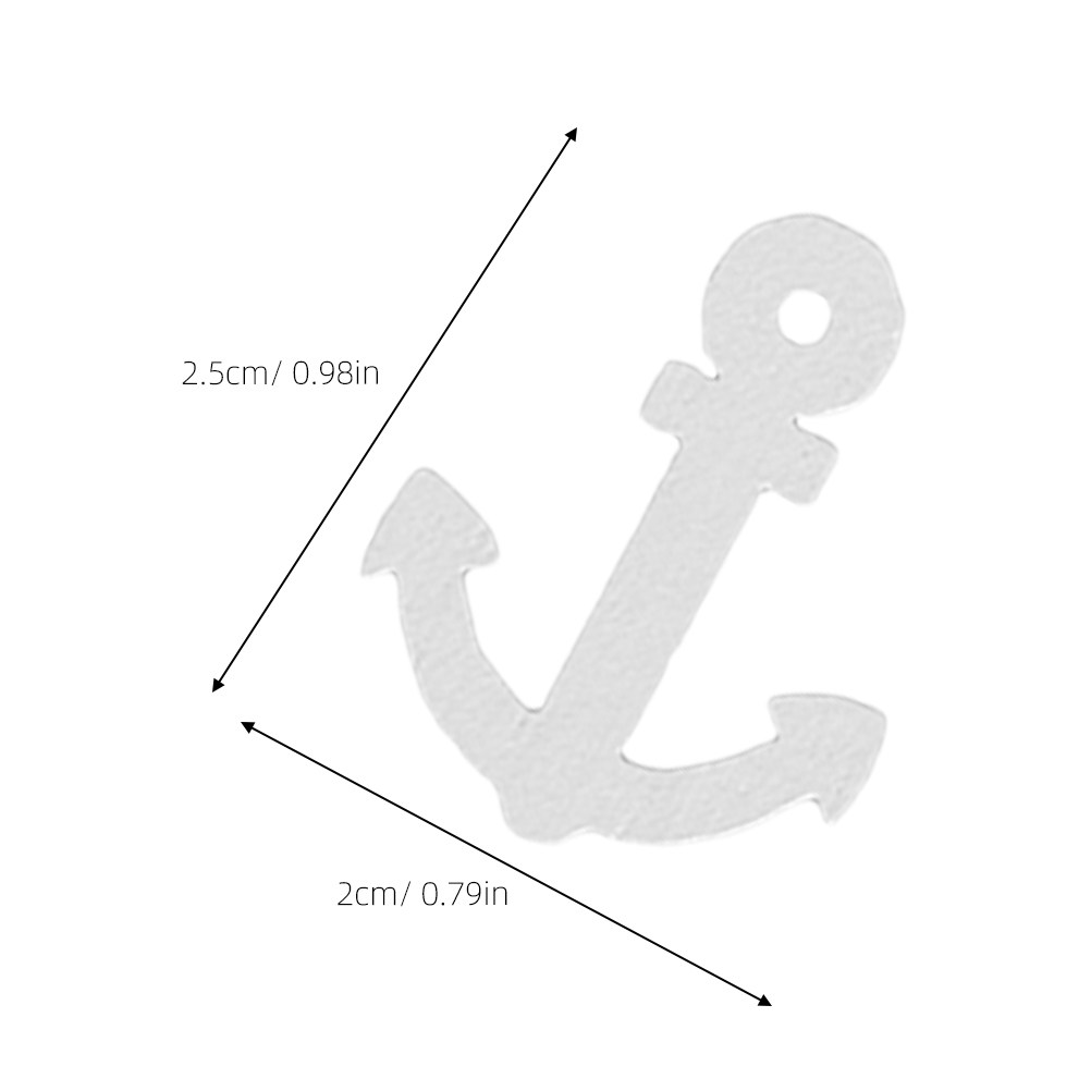 100 Pcs Wooden Anchor Mini Pen - Embellishments For Scrapbooking recension och pris