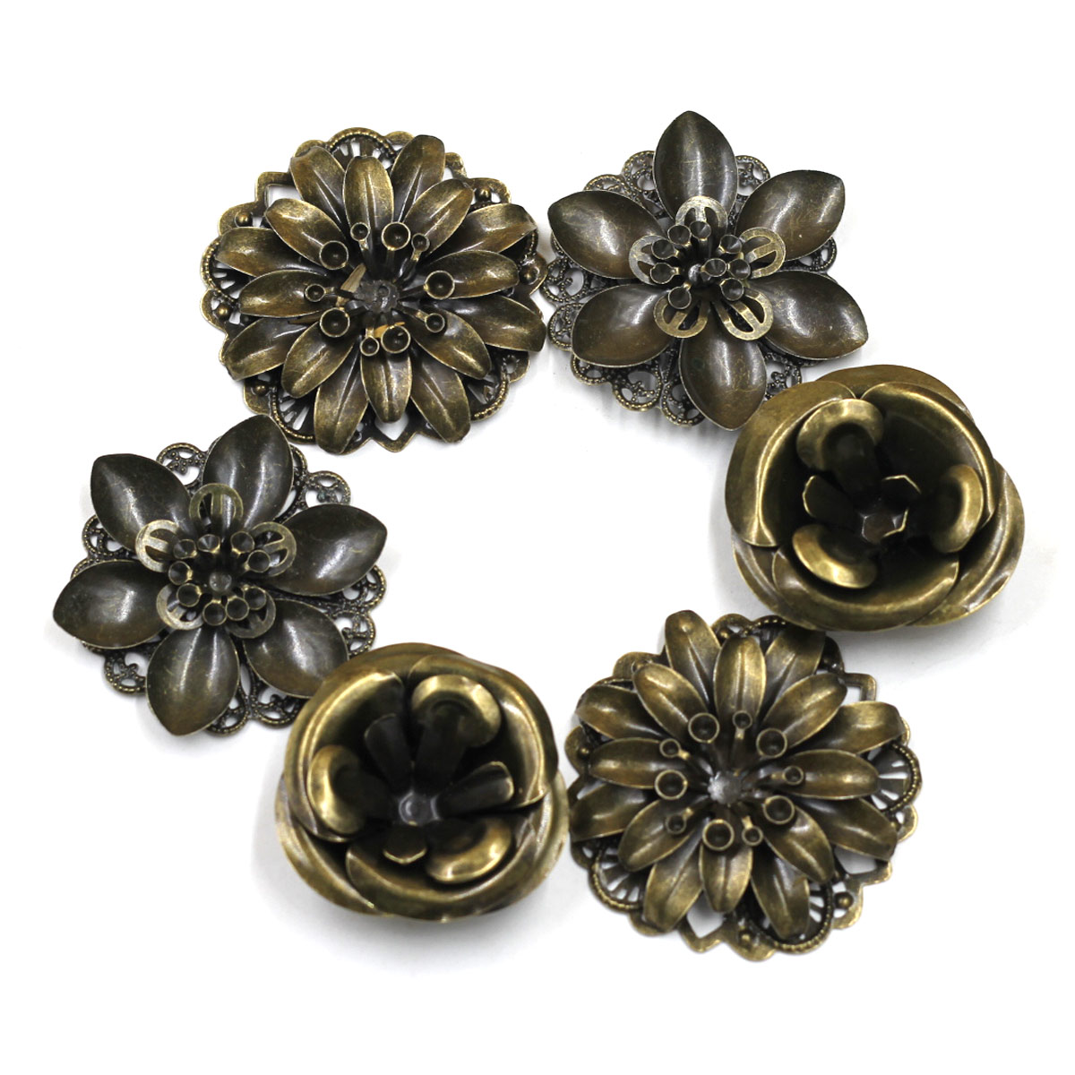 6Pcs Embellishments Combinatio - Craft Embellishment recension och pris