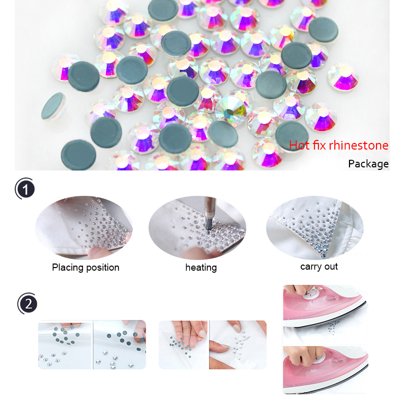 QIAO Multi-Color SS6-SS30 Crys - Hotfix Rhinestone Sheet recension och pris