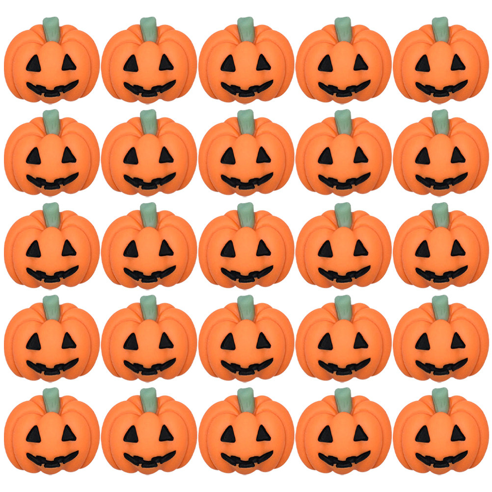 50Pcs Mini Resin Pumpkin Charm - Craft Embellishment recension och pris