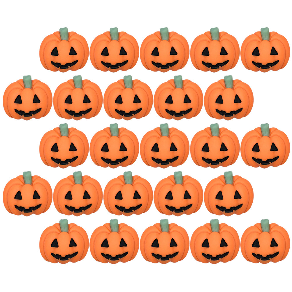 50Pcs Mini Resin Pumpkin Charm - Craft Embellishment recension och pris