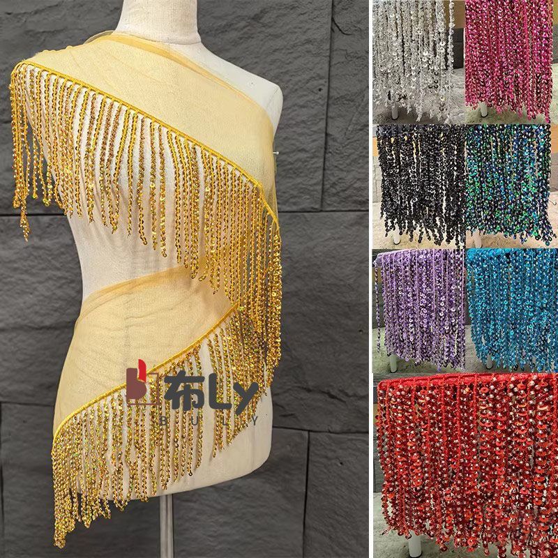 15cm Beaded Sequin Tassel Frin - Tassel Fringe Trim recension och pris