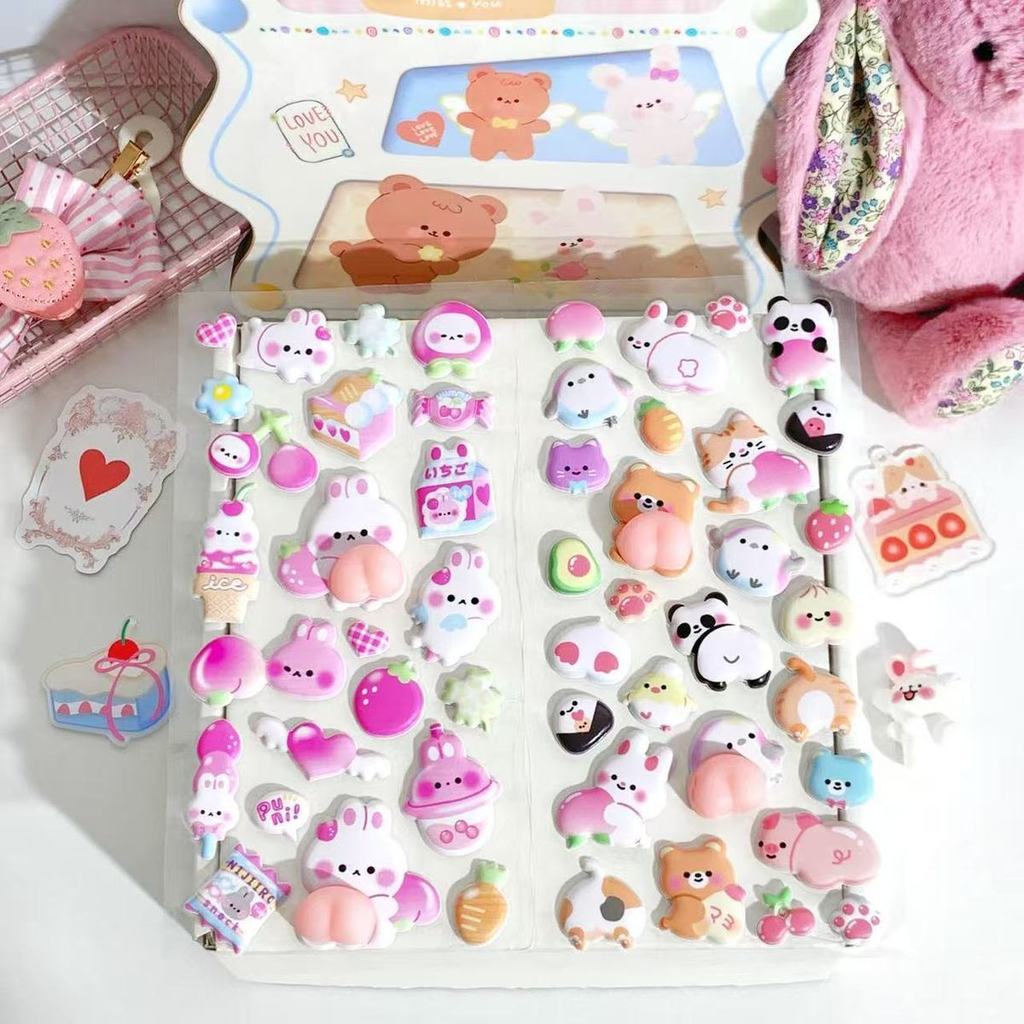 1 Sheet Puffy Bunny 3D Bubble  - Craft Embellishment World recension och pris