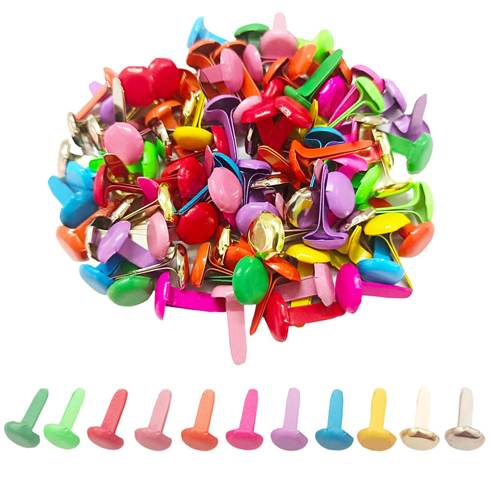 100pcs/Bag Mix Pattern Round M - Embellishments For Scrapbooking recension och pris