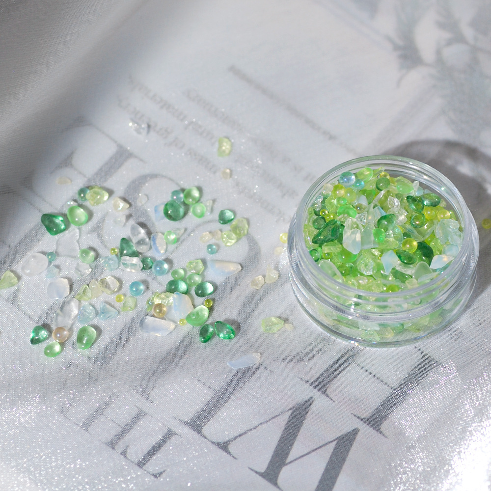 DIY Seashell Resin Gems Irregu - Embellishment Glue Craft recension och pris