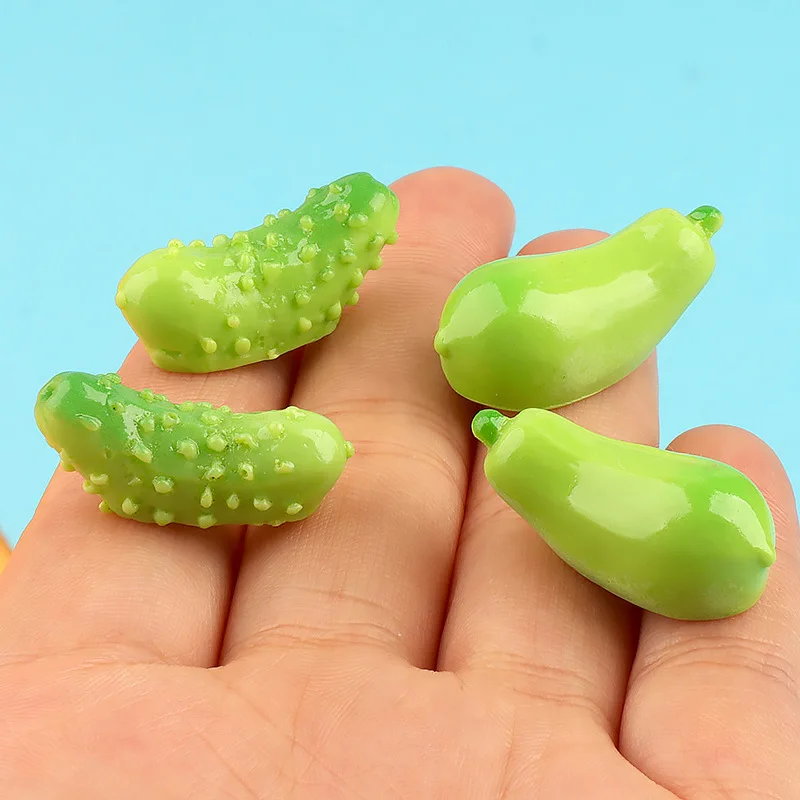 Kawaii Resin Mini Vegetable Fa - Christmas Craft Embellishment recension och pris