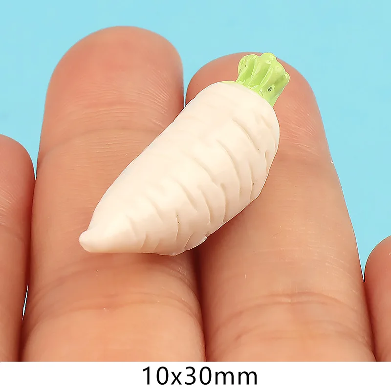 Kawaii Resin Mini Vegetable Fa - Christmas Craft Embellishment recension och pris